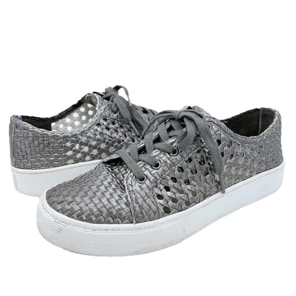 Marc Fisher Metallic‎ Grey Surly 2 Sneaker sz 8